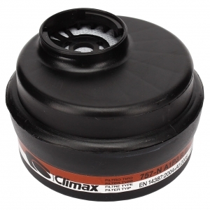 Climax filter 757 -N A1 P3
Dette Climax-filteret kan brukes med Climax gassmasker 757, 732 og 800. Dette filteret beskytter mot
✅ organiske damper og gasser> 65 ºC
✅ partikler av kreftfremkallende stoffer
✅ bakterier og virus partikler
